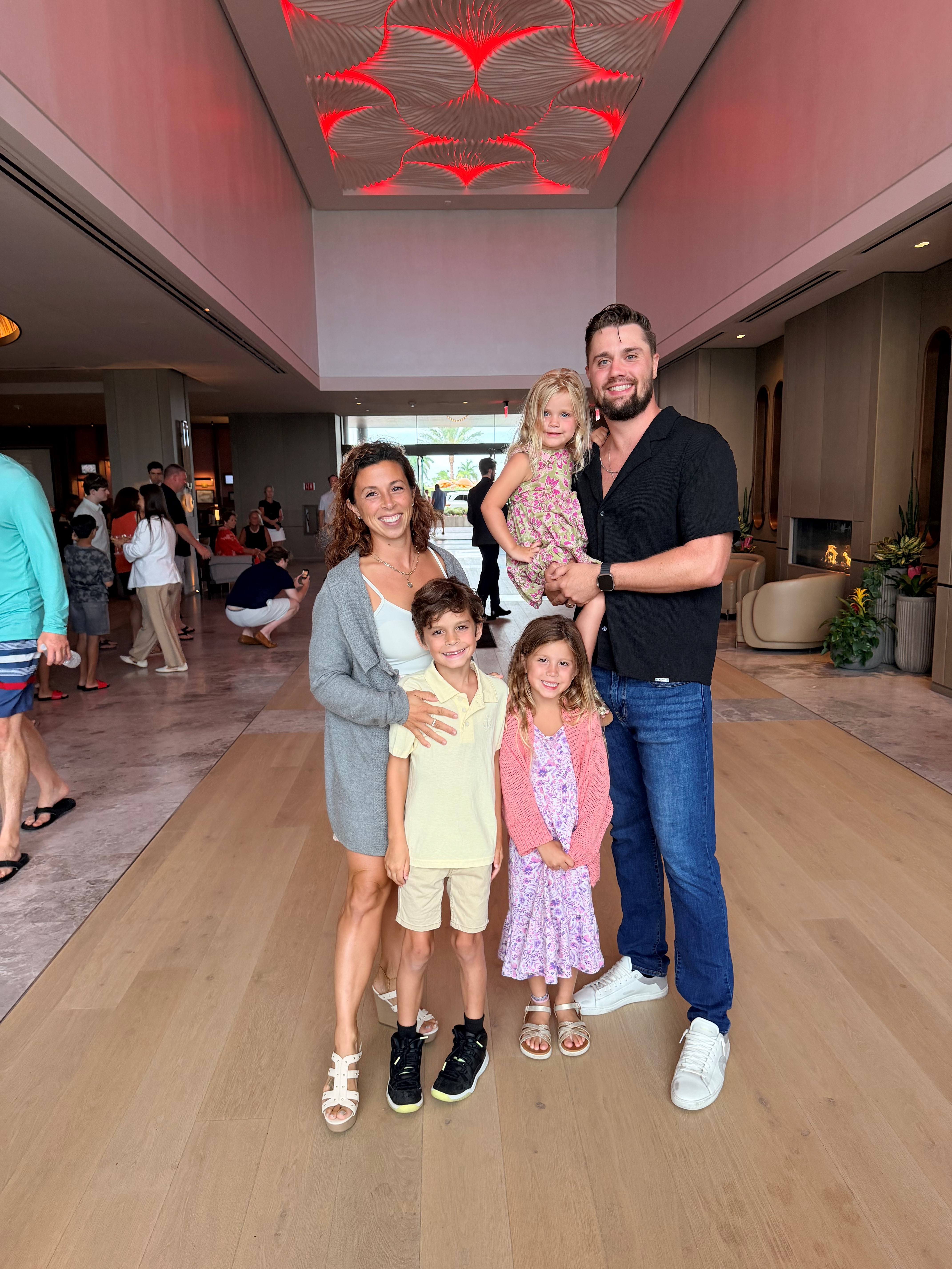 The Wozniak family of five
